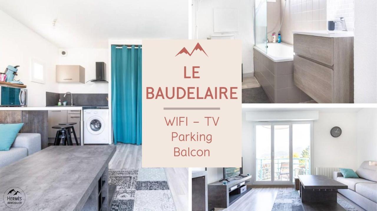 Le Baudelaire - Cosy Studio Et Parking A Grenoble Buitenkant foto
